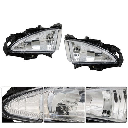 For 2007 2008 2009 2010 Hyundai Elantra Pair Fog Light Engine Motor Mount 4pcs