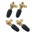 4 Pack Unloader Valve VRT3-310 8GPM 3/8" FNPT 4350PSI Pressure Washer Pump