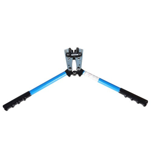 Battery Cable Lug Crimping Tool Wire Crimper For 10-0AWG with Cable Cutter