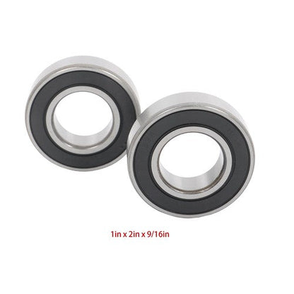 10Pcs 1641-2RS Deep Groove Ball Bearings 1In Inner Dia 2In OD 9/16In Bore Sealed