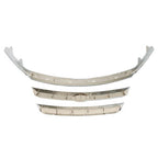 For Ford Fusion Chrome 2010-2012 Front Upper Grill Grille Molding Trim Set 3Pcs