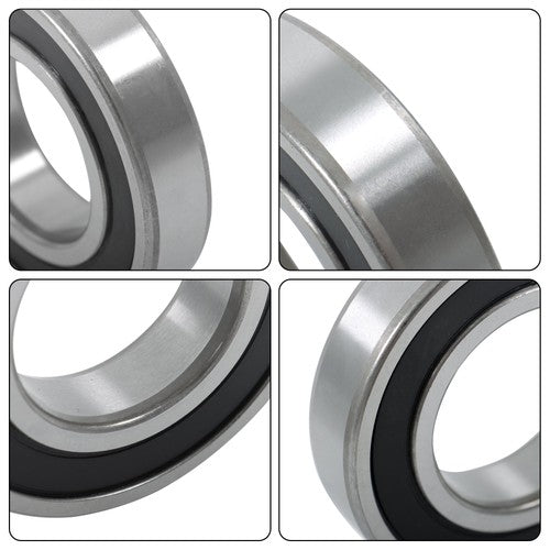 (4 Pack) 6209-2RS Double Sealed Deep Groove Ball Bearings, 45x85x19 mm