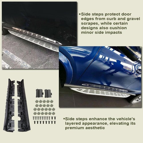 Side Steps Running Boards Nerf Bar For Mercedes GLS X167 2020-2025 450 580 600
