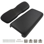 NEW Golf Carts Black Front Seat Bottom + Back Cushion For Club Car DS 2000.5-Up
