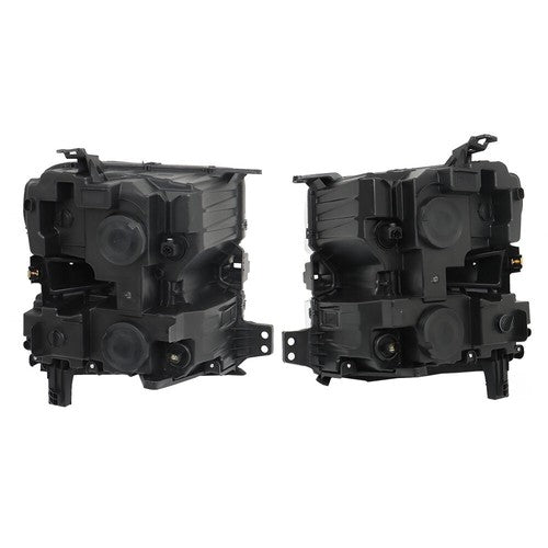 Headlights+Red Brake Tail Lights For 2019-2021 Chevy Silverado 1500 Halogen 4PCS