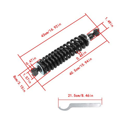 2004 For Yamaha Rhino 660 4x4 (YXR660FA)/(YXR660FAH) Rear Shocks 5UG-F2210-00-00