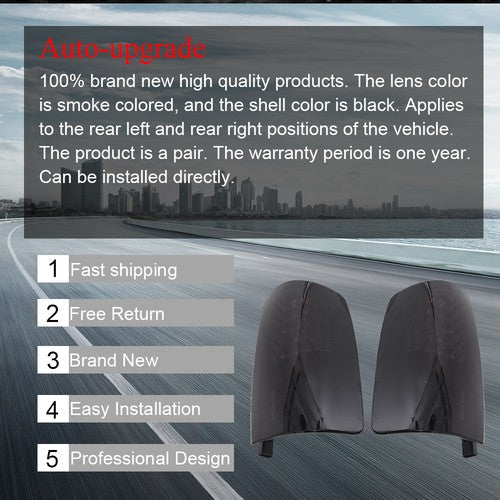 Smoked Black LED Tail Light Lamp One Pair Fit For Dodge Ram 1500 2500 3500 02-06