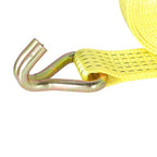 6-Pack 2" x 15' 5000 lbs Ratchet Straps With J Hook Heavy Duty Tie Downs