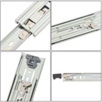 1 Pair of Locking Drawer Slides 20 Inch Full Extension & Lock 150lbs Capacity