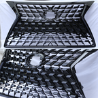 Front Gloss Black Grille Luxury Grill for 2014-2022 for Lexus GX460