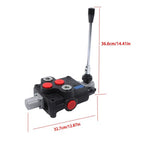 Hydraulic Valve 1 Spool Hydraulic Directional Control Valve Double Acting Valve