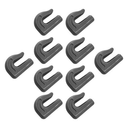 10 Pack 3/8" Weld On Grab Hook 6600lbs Heavy Duty G70 Forged Grab Chain Hooks