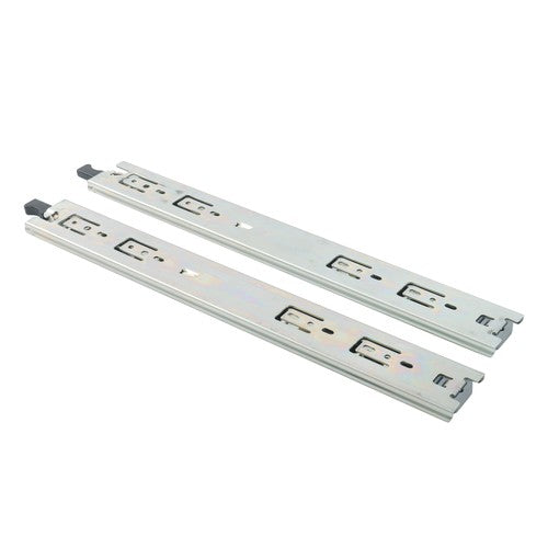 1 Pair of Locking Drawer Slides 16Inch Full Extension & Lock 150 lbs Capacity