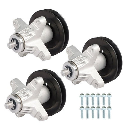 3 x Spindle Assembly For Cub Cadet MTD Troy Bilt 50” 54” 618-04125 918-04126