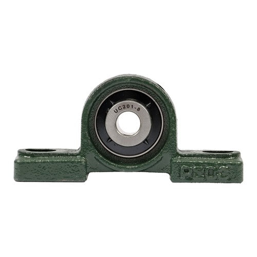 6PCS UCP201-8 Pillow Block Bearing 1/2" Bore 2 Bolt Cast Iron Base Self-Aligning