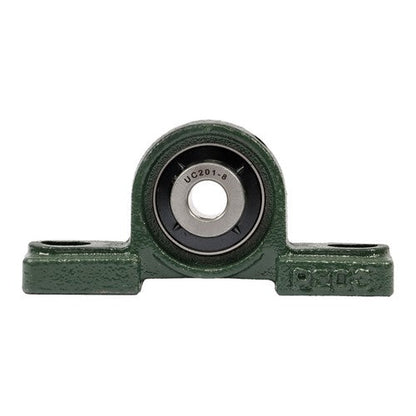 6PCS UCP201-8 Pillow Block Bearing 1/2" Bore 2 Bolt Cast Iron Base Self-Aligning