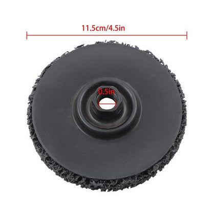 2 Pack 4.5" Spun-Fiber Discs Paint Eater Discs for Rotating Palm Sander