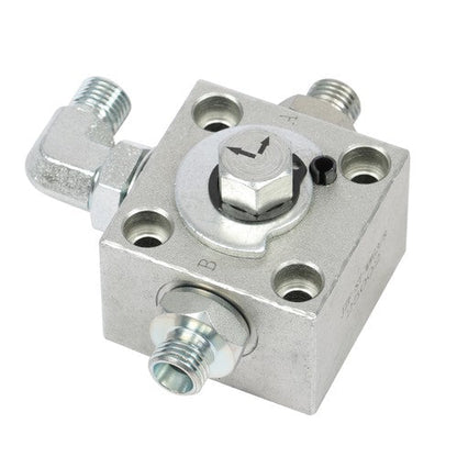 Three Way Diverter Valve For Mini Excavator Hydraulic Connection Block Full Kit