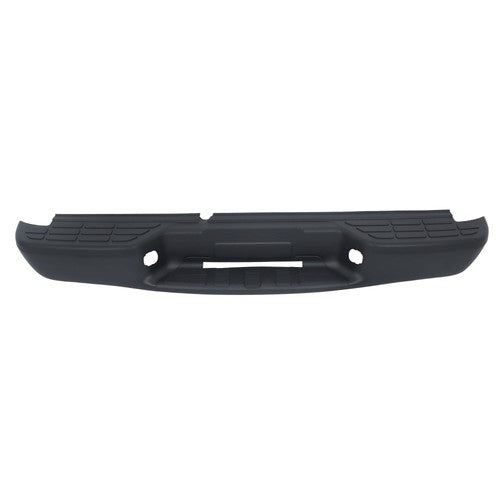 Step Rear Bumper Without Sensor Hole Black Steel Fit For Chevrolet S10 1998-2004