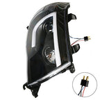 Halogen Headlights Fit For Toyota Tacoma 2005-2011 LED Tube Black Clear Lens