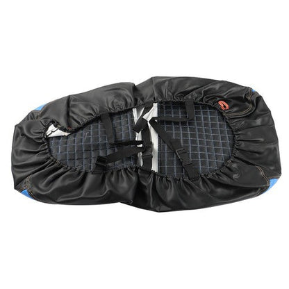 For Club Car DS Golf Carts 4Pcs Blue Front And Rear Seat Covers 2000.5-Up