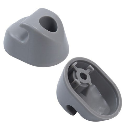2PCS Gray Sun Visor Clip Set Interior Bone for Kenworth for Peterbilt