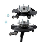 2× Steering Knuckle & Wheel Hub Bearing Assembly For Honda CR-V L4 2.4L 2007-09