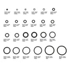 1020Pcs O Ring Kit Nitrile Rubber O Ring Assortment Set 20Size Resist Oil & Heat