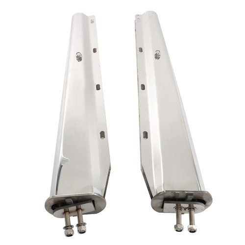 For Semi Truck 30"Straight Mud Flap Hanger Stainless Steel 1 1/8 Bolt Tapered US