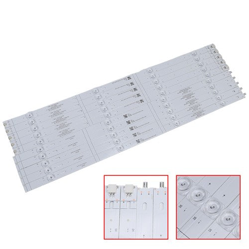LED Backlight Strips For Hisense 55R6E 55A6100UWR 55R6000E 55R6040E LB55143