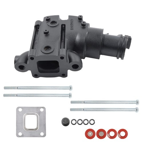864591T02 Exhaust Elbow Riser Kit For Mercruiser 2004 and Up V6 4.3L V8 5.0L 5.7