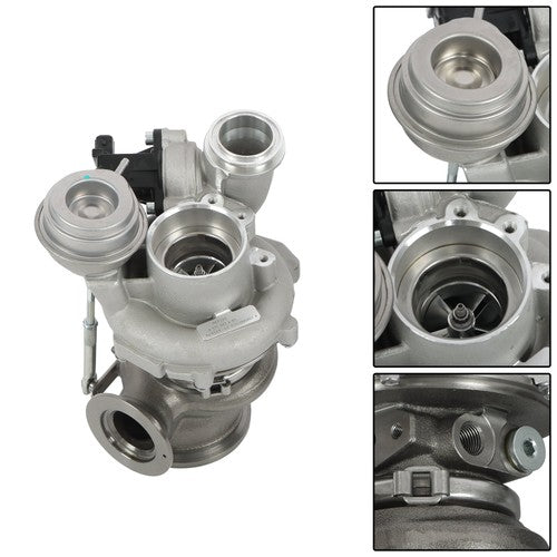 11657576985 2PCS Turbocharger for BMW 550i 650i 750i X5 X6 xDrive N63 4.4L V8