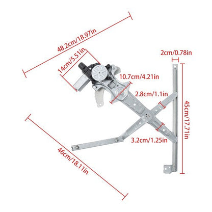 751-743 For Honda Civic 2012-2015 Front Left Window Regulator W/Motor 6-pin