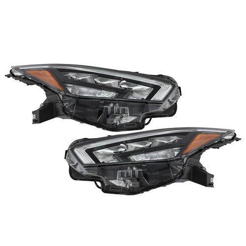Clear Lens New For Nissan Versa S SR SV 2020-2021 Pair Headlight Replacement LED