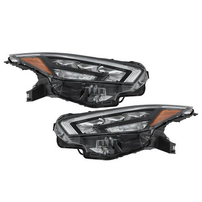 Clear Lens New For Nissan Versa S SR SV 2020-2021 Pair Headlight Replacement LED