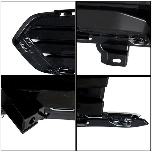 Front Fog Lamp Cover For Cadillac XT5 2017-2019 Black New Driver+Passenger Side