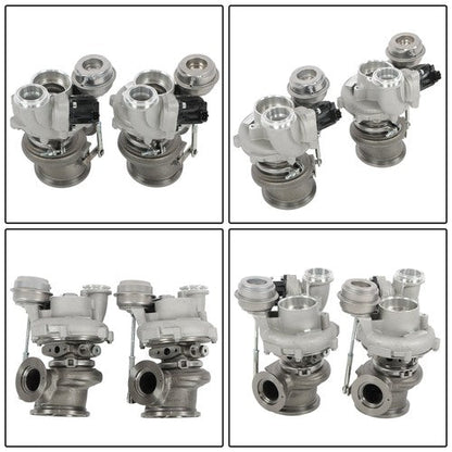 11657576985 2PCS Turbocharger for BMW 550i 650i 750i X5 X6 xDrive N63 4.4L V8