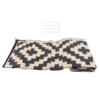 8x10 ft Waterproof Outdoor Rug Outdoor Indoor RV Mat Carpet For Patio Backyard