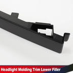 Front Headlight Molding Trim Fillers for 2004-2015 for Nissan Titan Armada