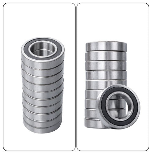 10×R20-2RS Bearing 1-1/4×2-1/4×1/2" Double Rubber Seals Deep Groove Ball Bearing