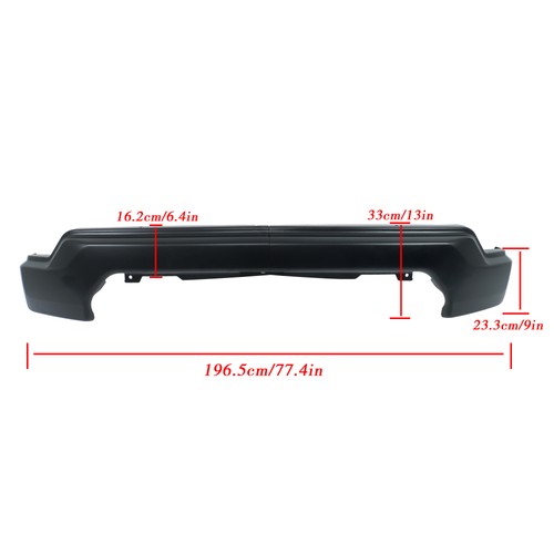 Durable Split-type Black Front Bumper Assembly Fit For GMC Sierra 1500 2019-2021