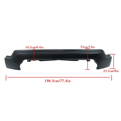 Durable Split-type Black Front Bumper Assembly Fit For GMC Sierra 1500 2019-2021