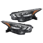 Clear Lens New For Nissan Versa S SR SV 2020-2021 Pair Headlight Replacement LED