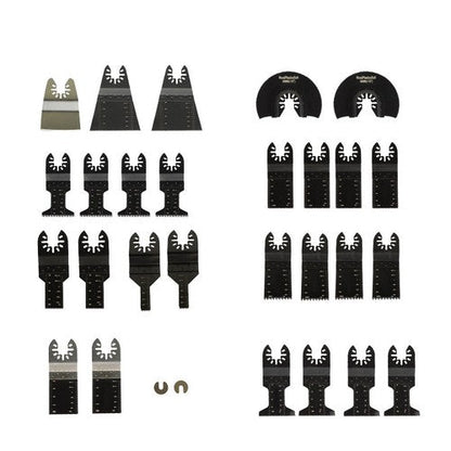 29PCS Universal Wood Metal Oscillating Multitool Quick Release Saw Blades New