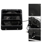 Wall Mounted 10" Shutter Exhaust Fan With Switch & Insect Mesh Low Noise 980 CFM