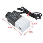 2PCS 1/4" Fast Response Electric Air Water Solenoid Valve 12V DC Normally Closed