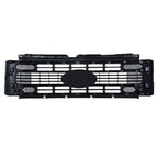 New Plastic Front Upper Bumper Grille Chrome Trim For Ford F250 XL/XLT 2023-2024