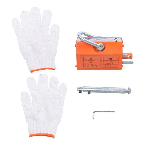 Magnetic Hoist 880 lbs/400 kg Capacity 2.5 Safety Factor Lifting Magnetic Lifter