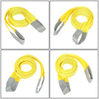 4Pack 10ft × 2in Lift Sling Straps Heavy Duty Lifting Slings Web Sling 14000lbs