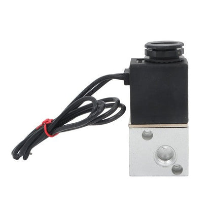 1/8 inch 3 way zero pressure differential air-water electric solenoid valve 12V